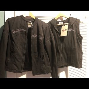 Harley Davidson Jacket and Vest